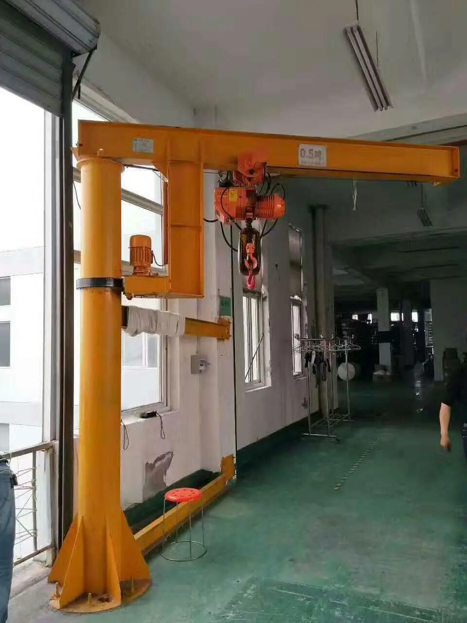 Marine Folding Forklift BZD 0.5 1 2 3 4 5 6 7 8 9 10 Ton Small Mobile Portable Lifting Jib Arm Cranes Crane with Electric Hoist