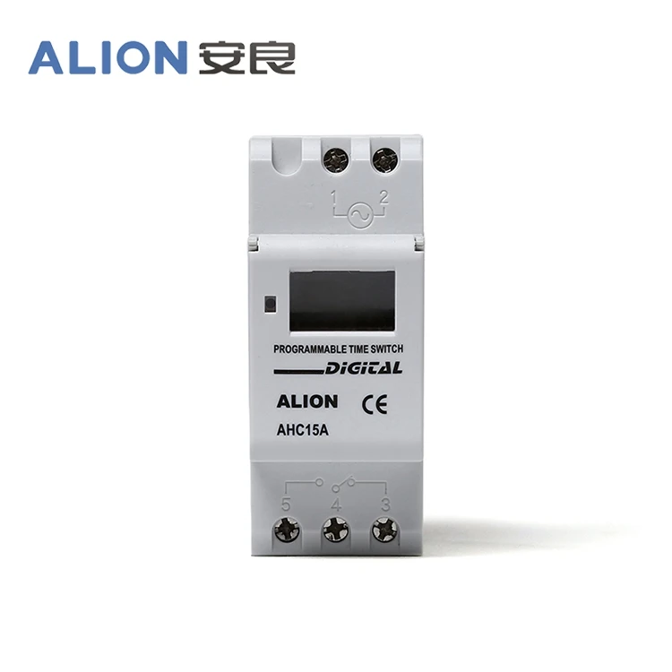 ALION AHC15A 230-240VAC 50-60 Гц еженедельная программа 16 мест памяти din-рейка ЖК-цифровой Настольный таймер, переключатель времени