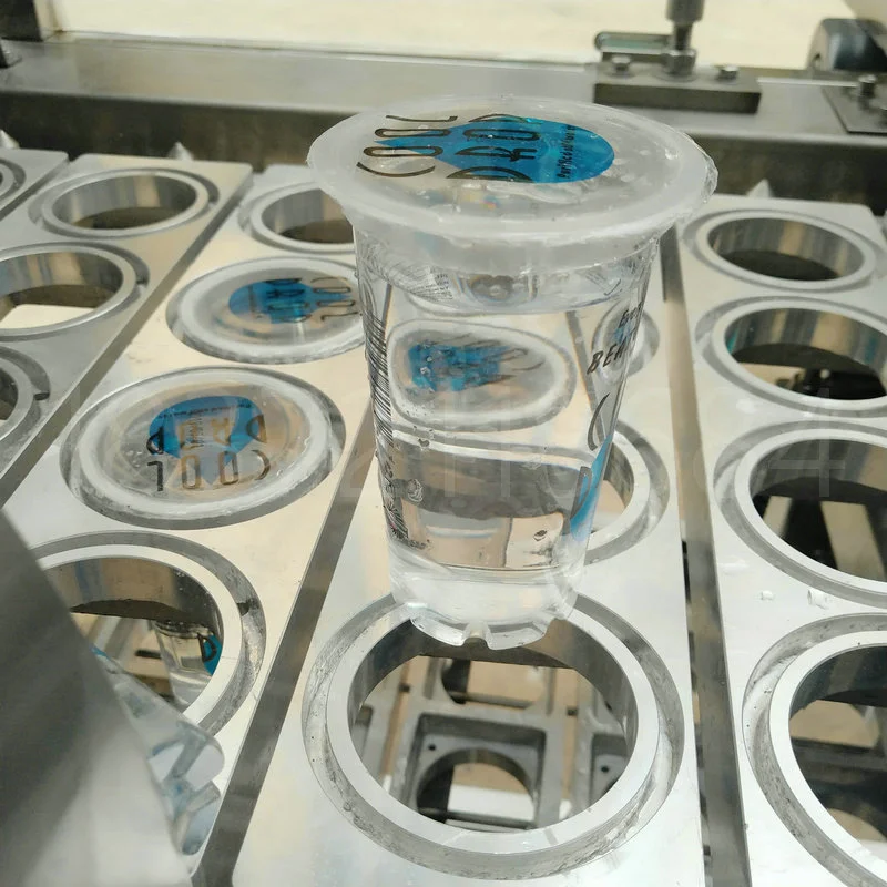 Automatic PP Cup Filling And Sealing Machine for Hummus Yogurt Fruit Juice Packing