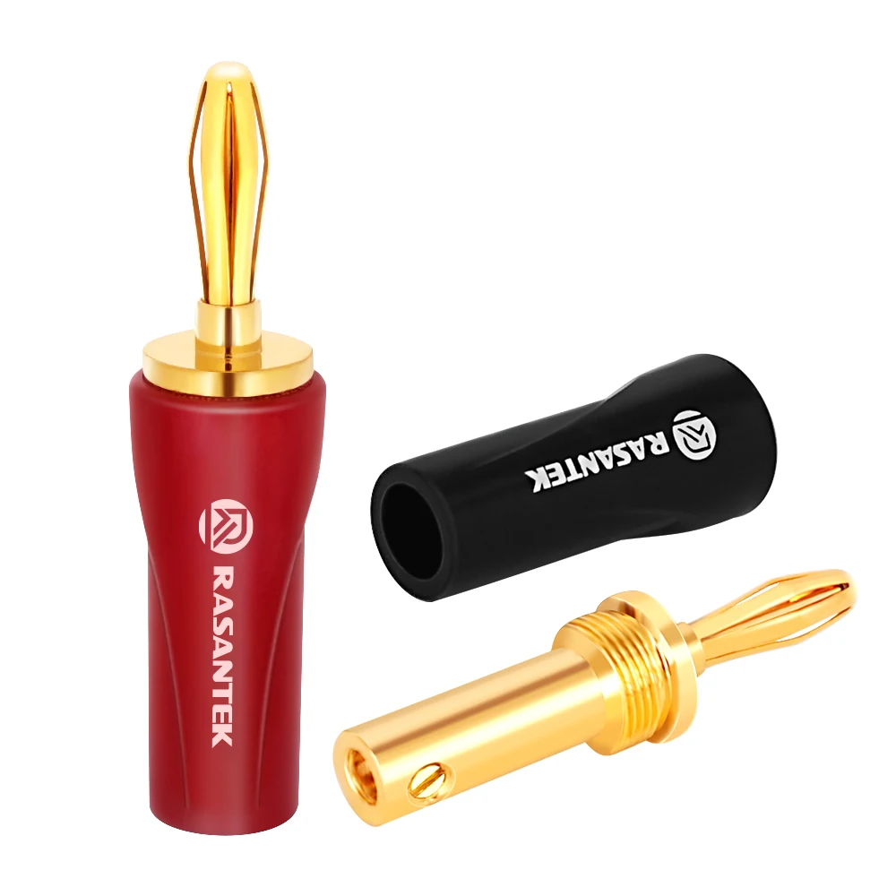 RASANTEK усилитель динамик Подключение пользовательских banana plug