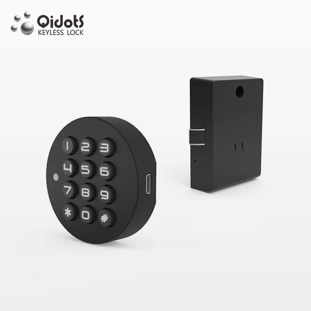 Qidots Furniture Electronic Password Locks Smart Locker Drawer Cabinet Lock Electronic 9 Digital Cam Locks For Sale