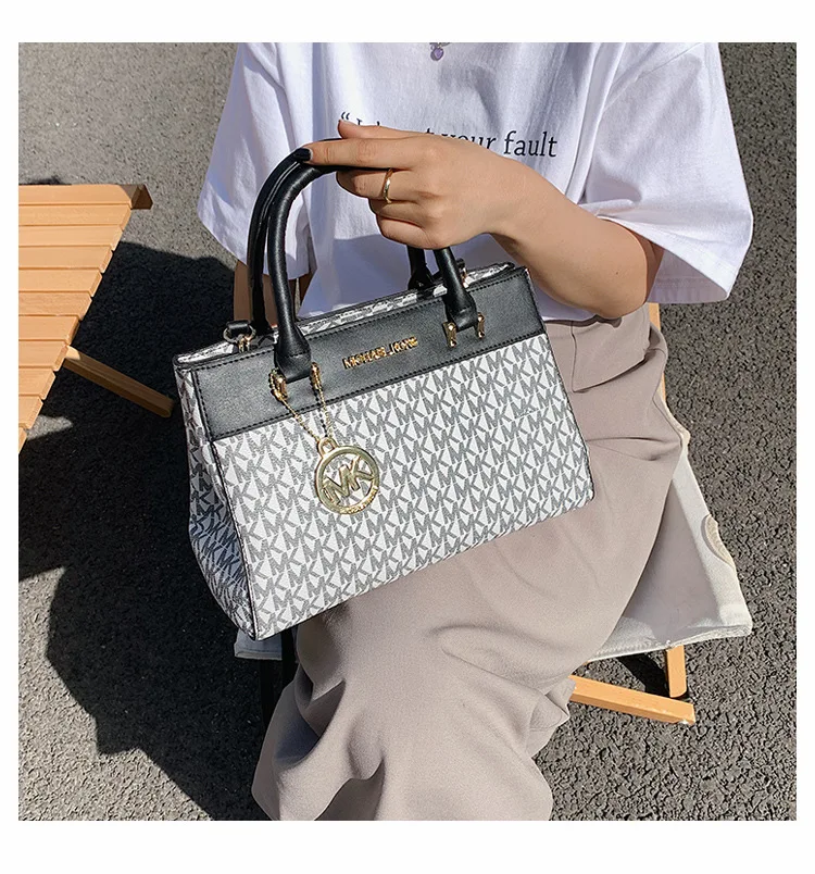 Оптовая продажа 2021, простая женская сумка для покупок с принтом, Диагональная Сумка на одно плечо