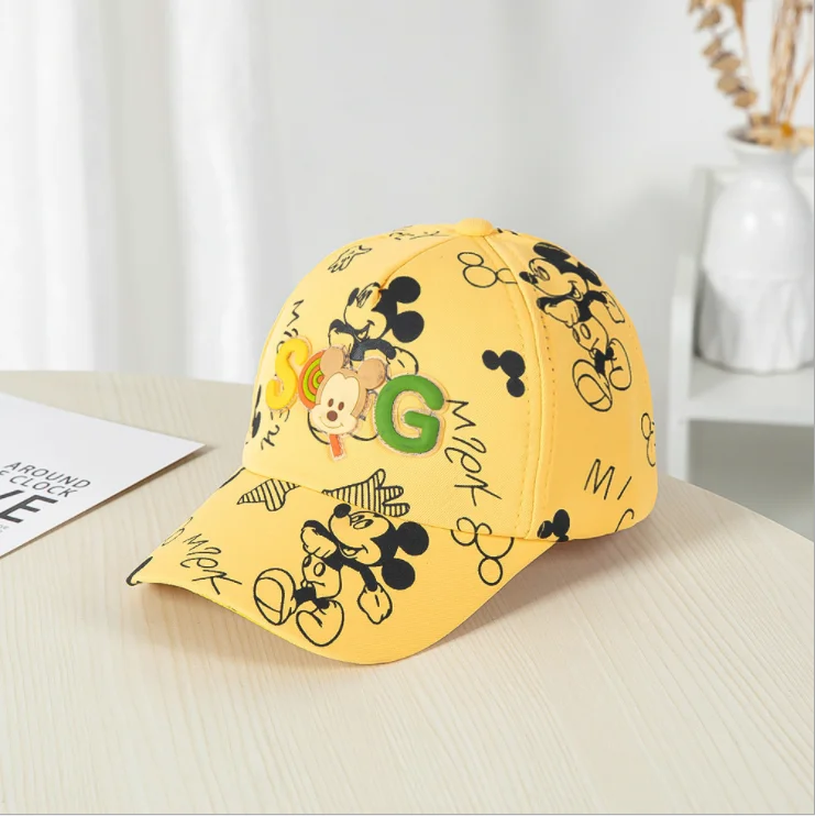 2021 new boys girls baseball cap spring summer cartoon Mickey sun hat kids hat