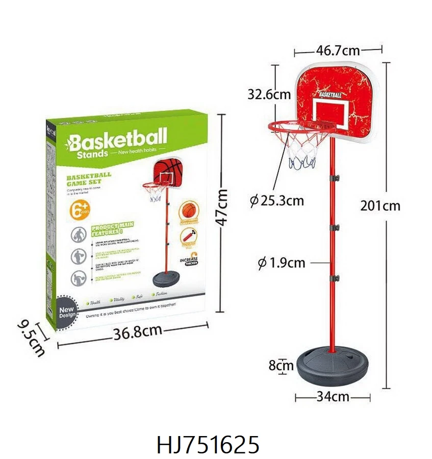 Hot Sale Cheap Basketball Hoop Stand Free Standing With Height Adjustable Indoor Sport Equipment For Kids