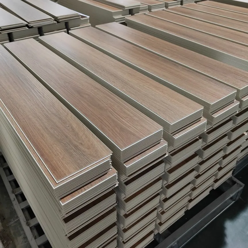 waterproof wood grain 4mm 5mm 6mm 7mm 8mm pvc click lock spc flooring lvp flooring vinyl plank luxury vinyl flooring with IXPE