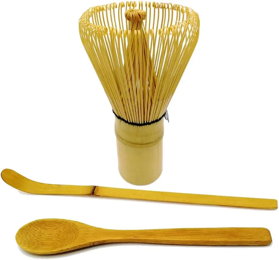 Japanese Handmade  Tea Powder Bamboo Whisk Semi-Handmade Chasen Natural Bamboo Matcha Whisk for Making and Stirring Matcha