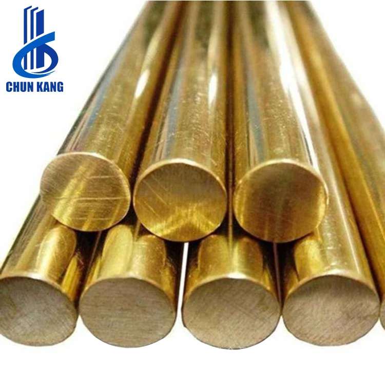 JIS C2300 C23000 CuZn15 CZ102 H85 Extrusion good electrical and thermal conductivity Round  Solid Brass Rod Bar