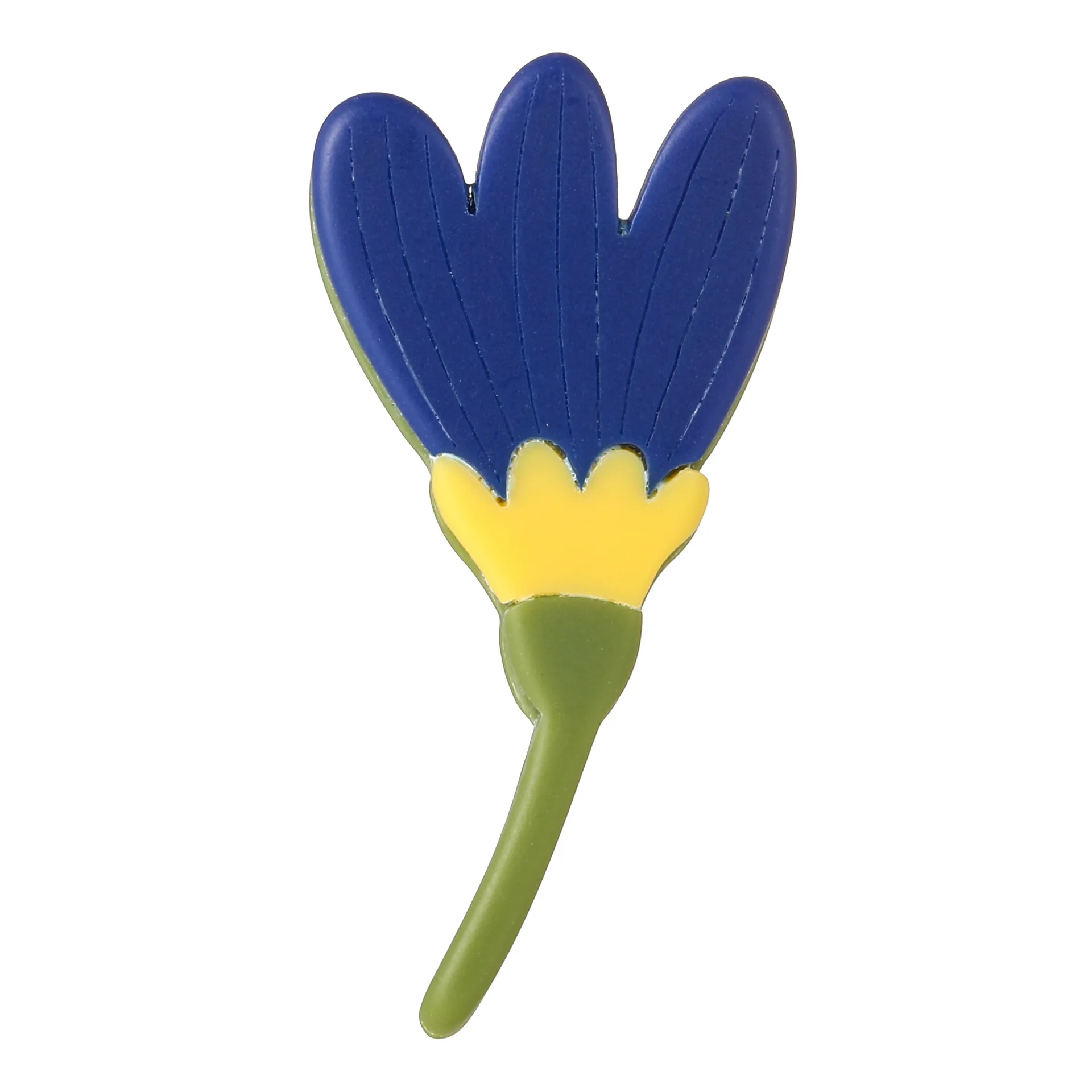 New Geometric Leaf Plant Bean Brooch Collar Pin Clothing Decoration Acrylic Brooch