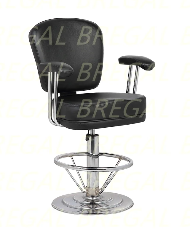 Casino Chair 2024 Hot Sale High Quality PU Leather Metal OEM Chrome Material Bar Chair