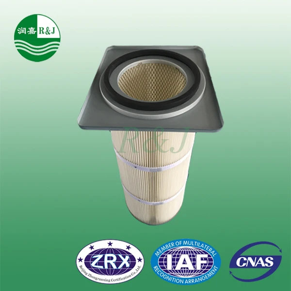 Industrial air filter dust collector filter cartridge