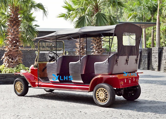 Newest design new energy electric sightseeing bus customized electric Moke classic car classic golf car in promotion