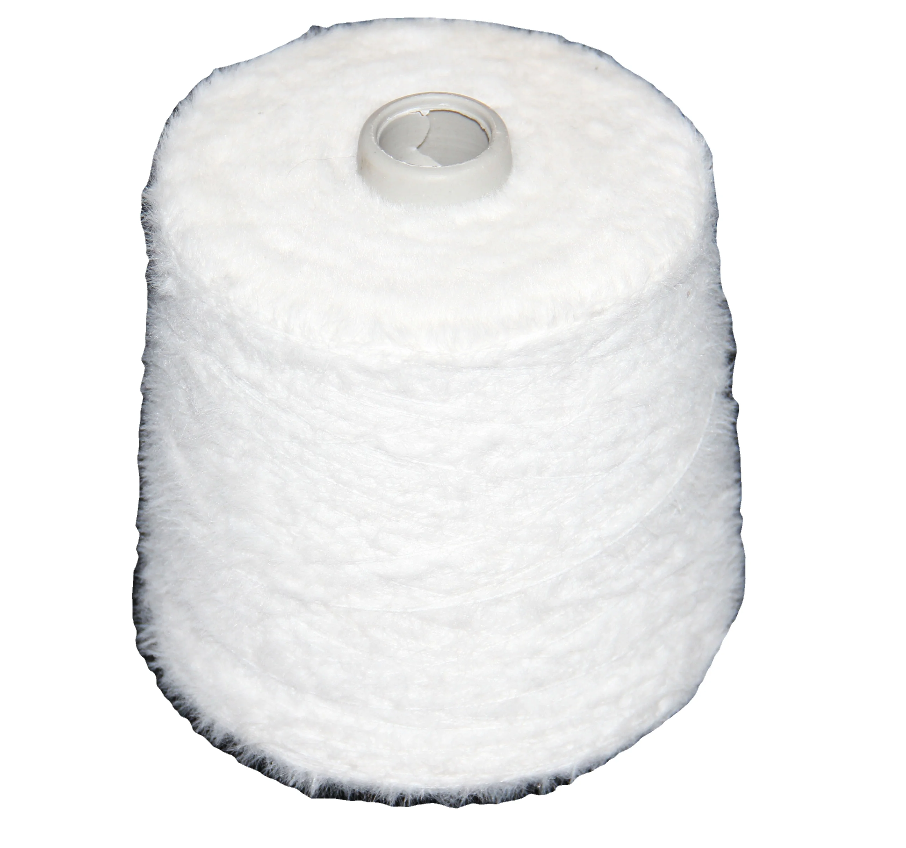 Белая оплетка из полиэстера синели, хлопчатобумажная трубка, высококачественный переработанный хлопок, акриловая Кашмирская пряжа