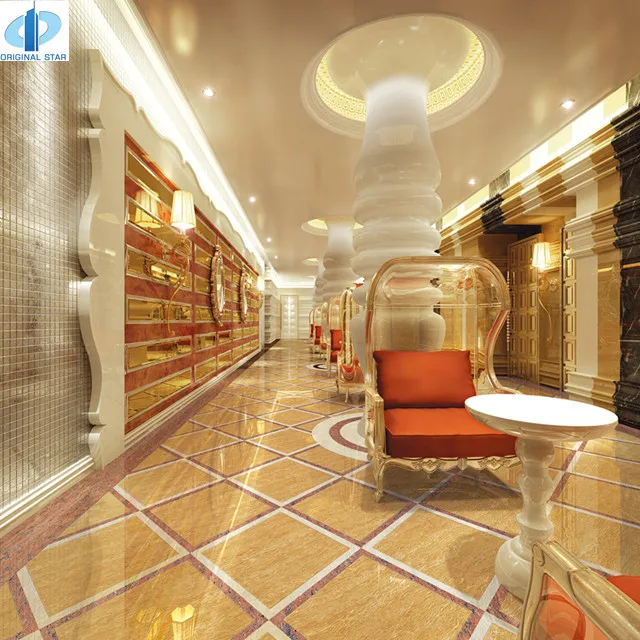 exterior fall tile house floor living room lobby floor modern house decorative flooring size 60x60cm