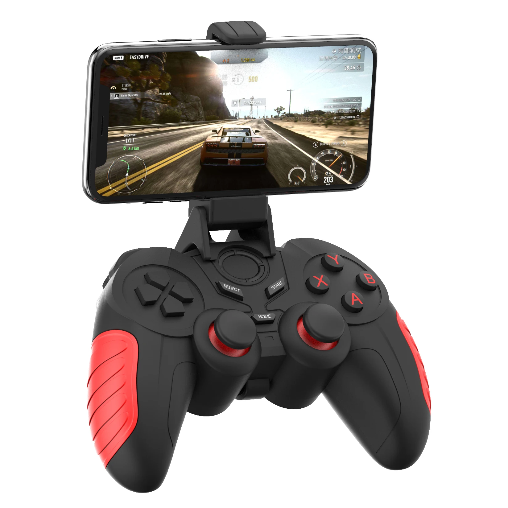 Best sales cheap and quality android mobile game joystick with clip support PC