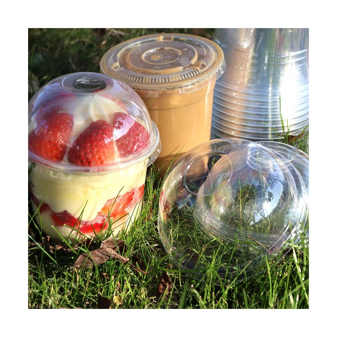 Price Good Manufacturers Wholesale Disposable Thermoforming Clear Plastic Cups 7 Oz Plastic Glass with Straw
