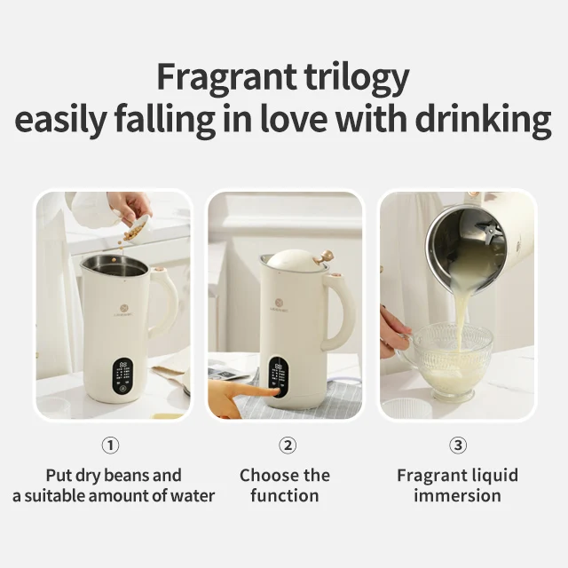 automatic portable blender juicer personal bean grinding machine 7 in 1 set home multi-functional soy milk maker