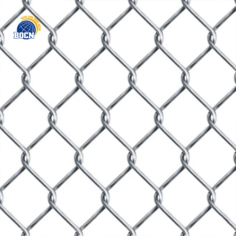 BOCN netting fence 9 Gauge Galvanized Wire 8ft Chain Link Fence Barbed Wire Extension Arms