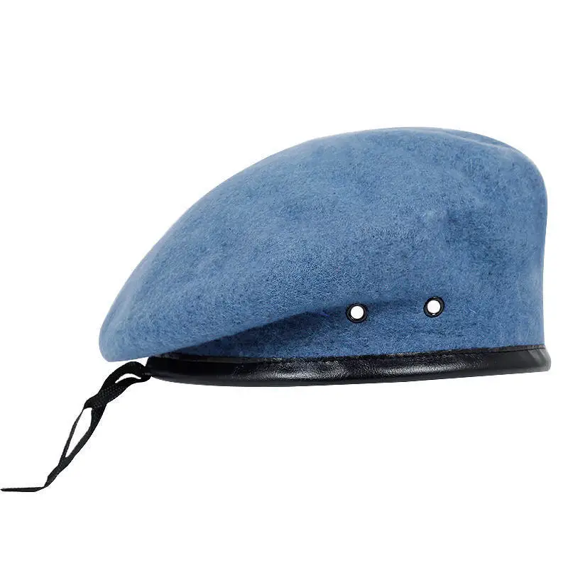 Wholesale Tactical Training Beret High Quality Adjustable Wool Felt Men Beret Cap French Beret Hats for Men