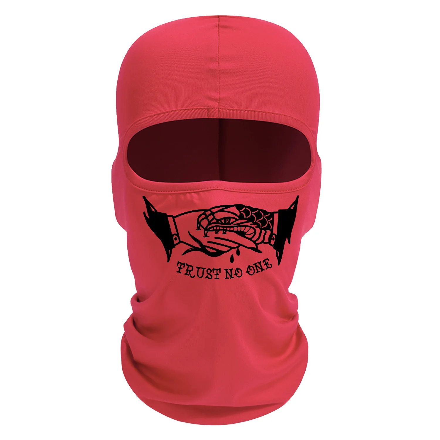 New Design Face Ski Mask Balaclavas Polyester Trust No One Custom Ski Mask Unisex Winter Hat