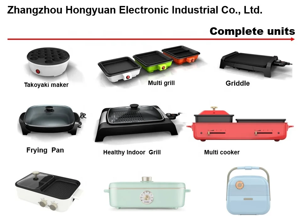 Electrical crepe pan style hot plate