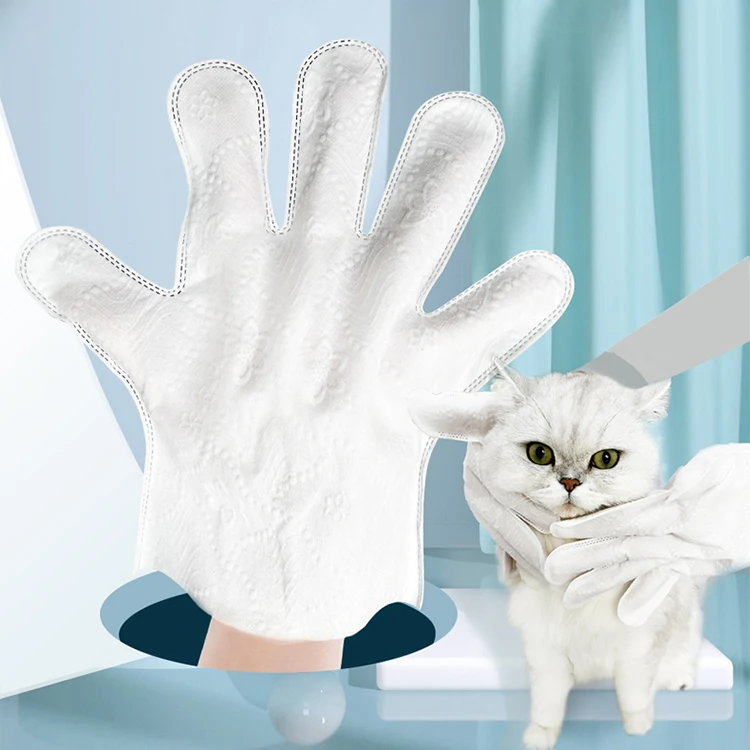 Pet Cats And Dogs Disposable Gloves Safe Pet Wet Wipes Ear Wipes Clean The Tears Stains Cleaning Products