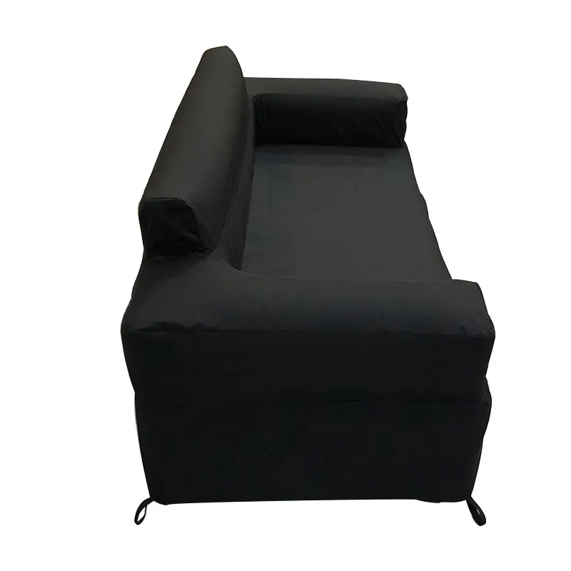 Customized LOGO outdoor fabric two seater inflatable recliner chair with built in pump fast inflatable pumping inflatable sofa