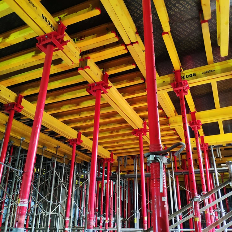 Concrete slab table formwork system for slab building