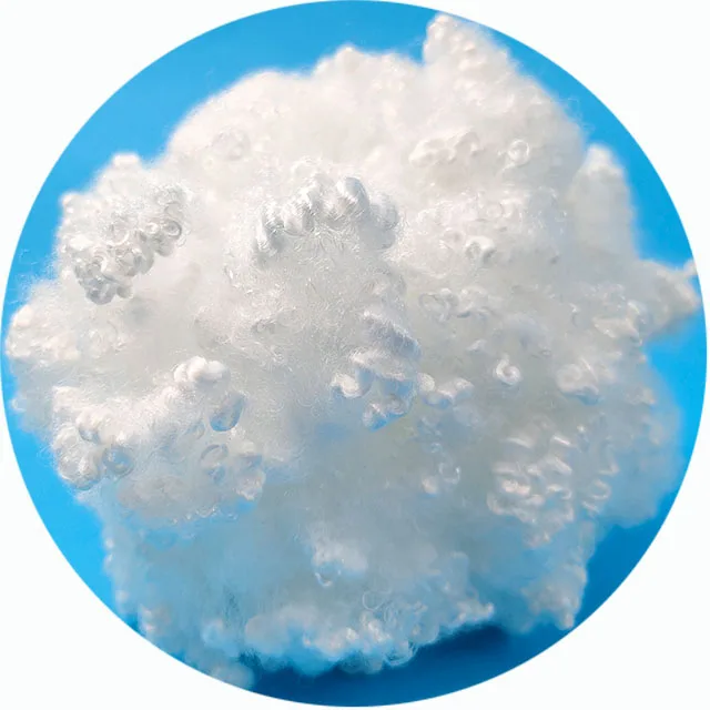3D 51MM HCS Polyester Staple Fiber Stuffed Toys Filling Materials