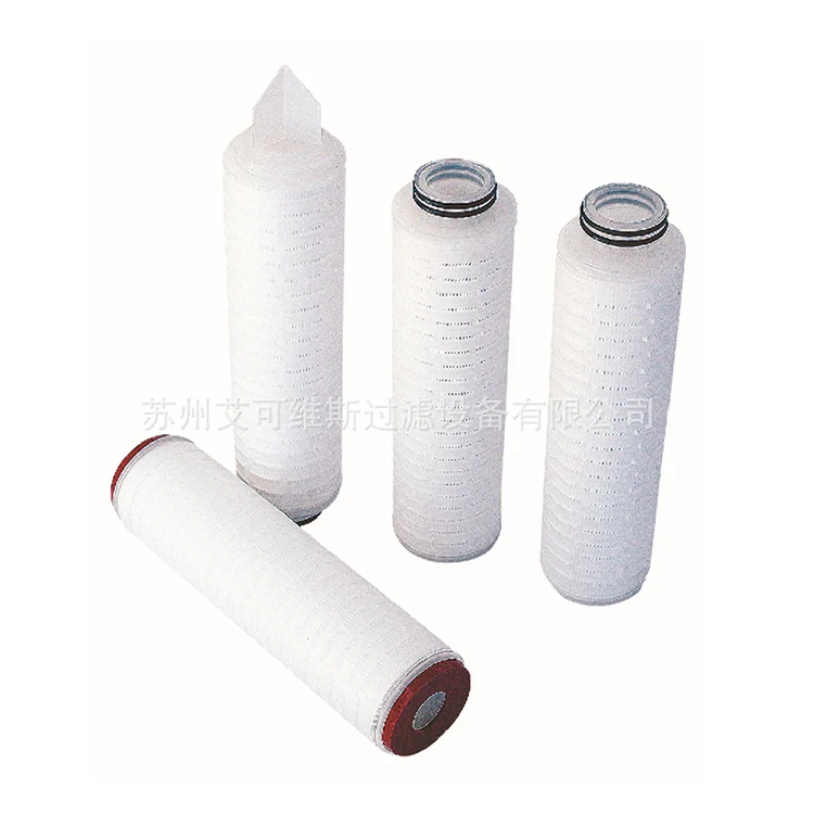 0.22 Micron Polypropylene Pleated Water Filter Cartridge, 0.45 Micron PP Filter