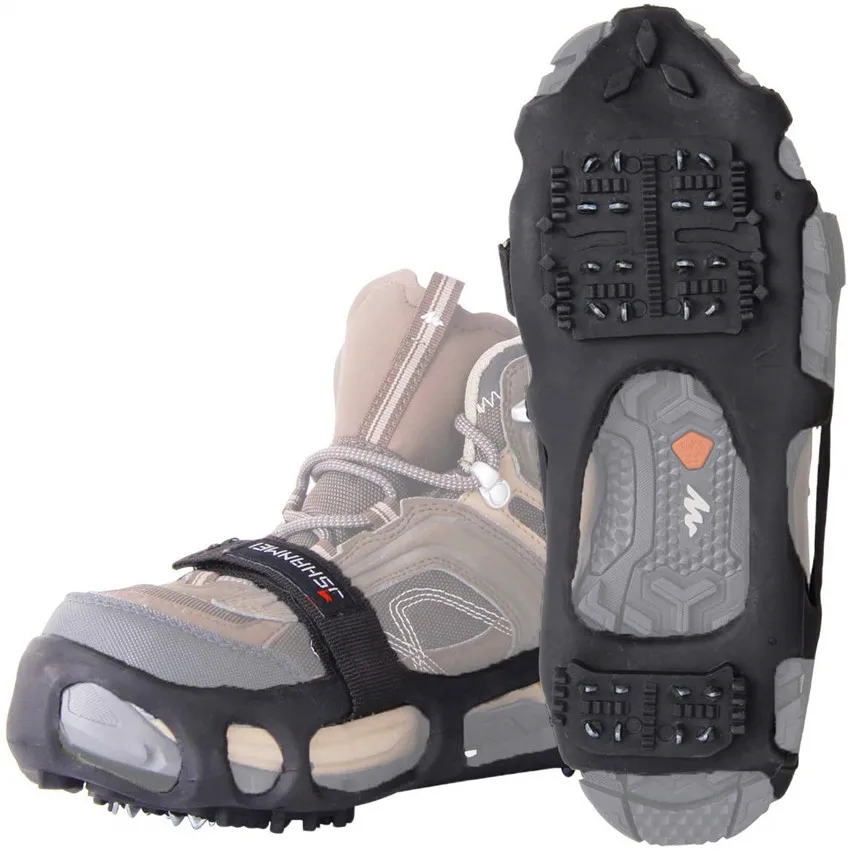 24 Studs Anti-slip Rubber Snow Ice Cleats Magic Spikes Non-slip Ice gripper