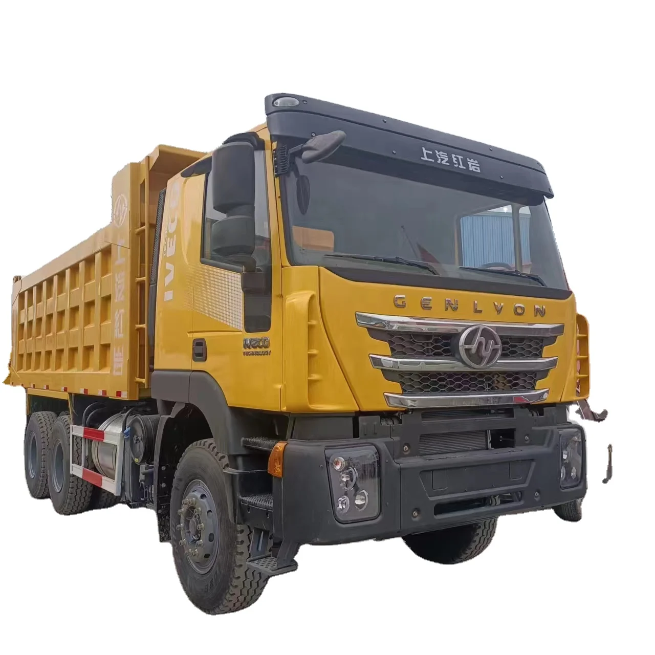 Продажа самосвала SAIC Hongyan 6x4 грузовой транспортный автомобиль с восьмиколесным контейнером наклонный грузовик