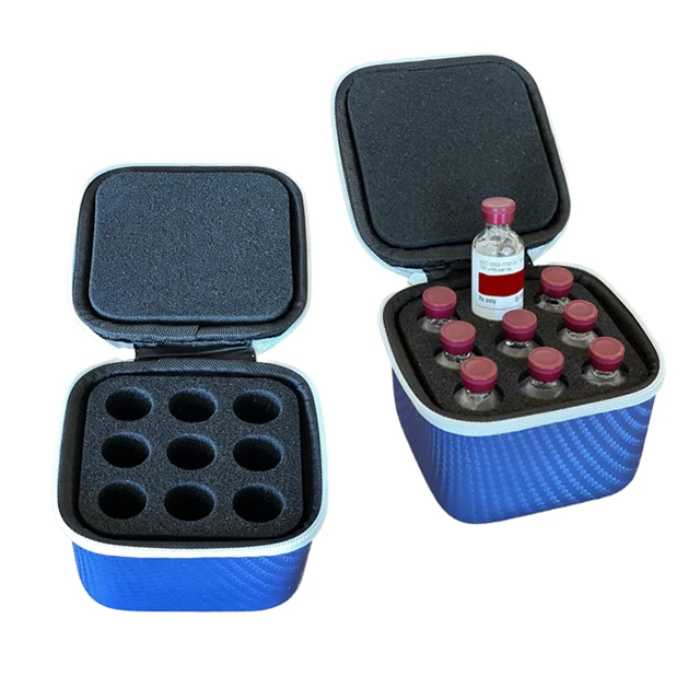 Professional Waterproof Durable Custom Refrigerator Insulin Cooler Hard Carrying Case For Diabetic Organizer