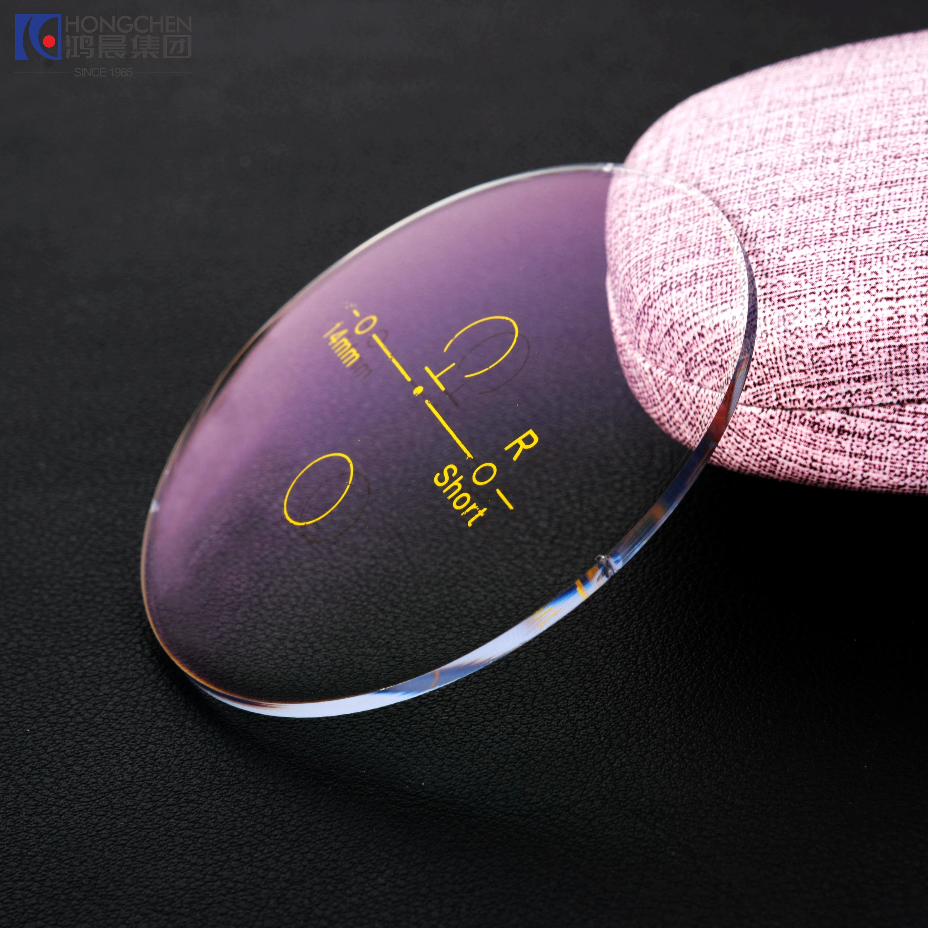 Hongchen Multifocal optical lenses photo grey prescreption lenses 1.56 photochromic progressive lens for reading glasses lens