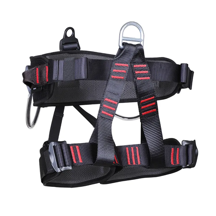 Fall protection high strength half body belt climbing safety harness