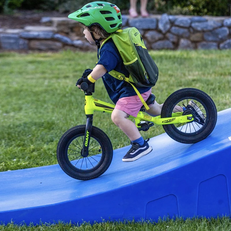 Plastic modular pump track velocity loop 2 is a sequence of roll overs  and berms  for bikes, BMX scooters and skateboards