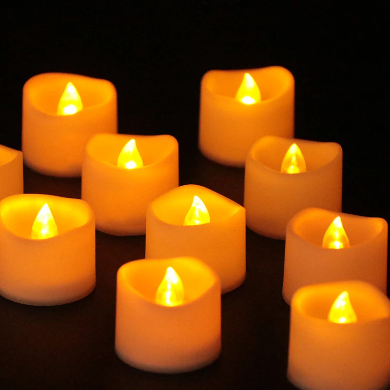 Moving Wick Dancing Flame Flickering Led Candle Real Wax Moving Flame Pillar Candle With Timer Remote Control