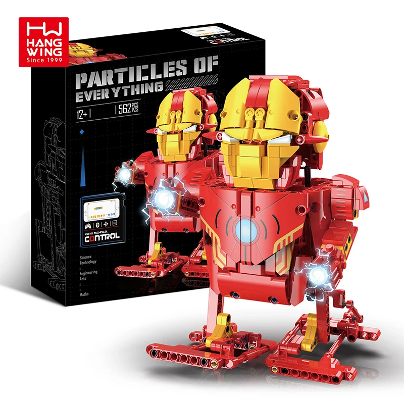 545+PCS Bricks 2.4G APP Remote Control Sci-fi Robot Mech Robot Electric Building Blocks Sets Toys High Simulation Steel for Kids