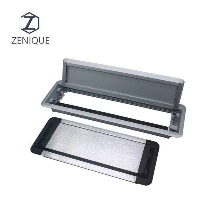 Office Rectangle Soft Closing Desk Table Cable Soft Closing Manager Furniture Sockets Grommet Hole Covers Wire