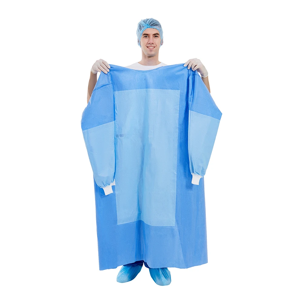 reinforced gown disposable surgical sterile gown doctors surgical gowns medical suppliers Hibei Haixin Health CE EN13795