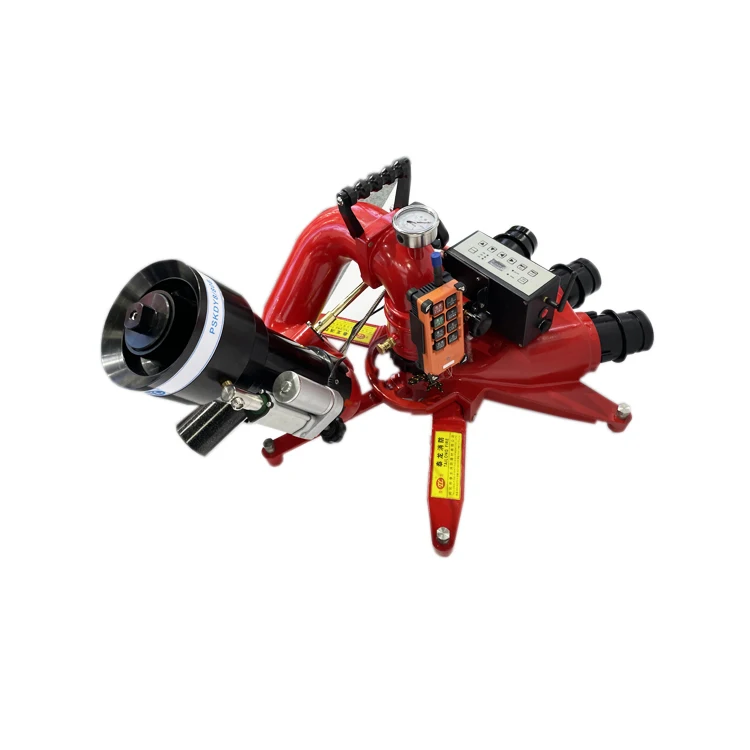 TL Large Flow Electric Remote Control Fire Cannon Fire Fighting Foam Water Monitor