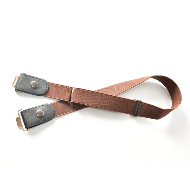 New Design Elastic Waist Belt No Buckle Stretch Belt For Women