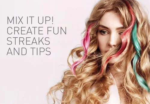 Hair colour spray