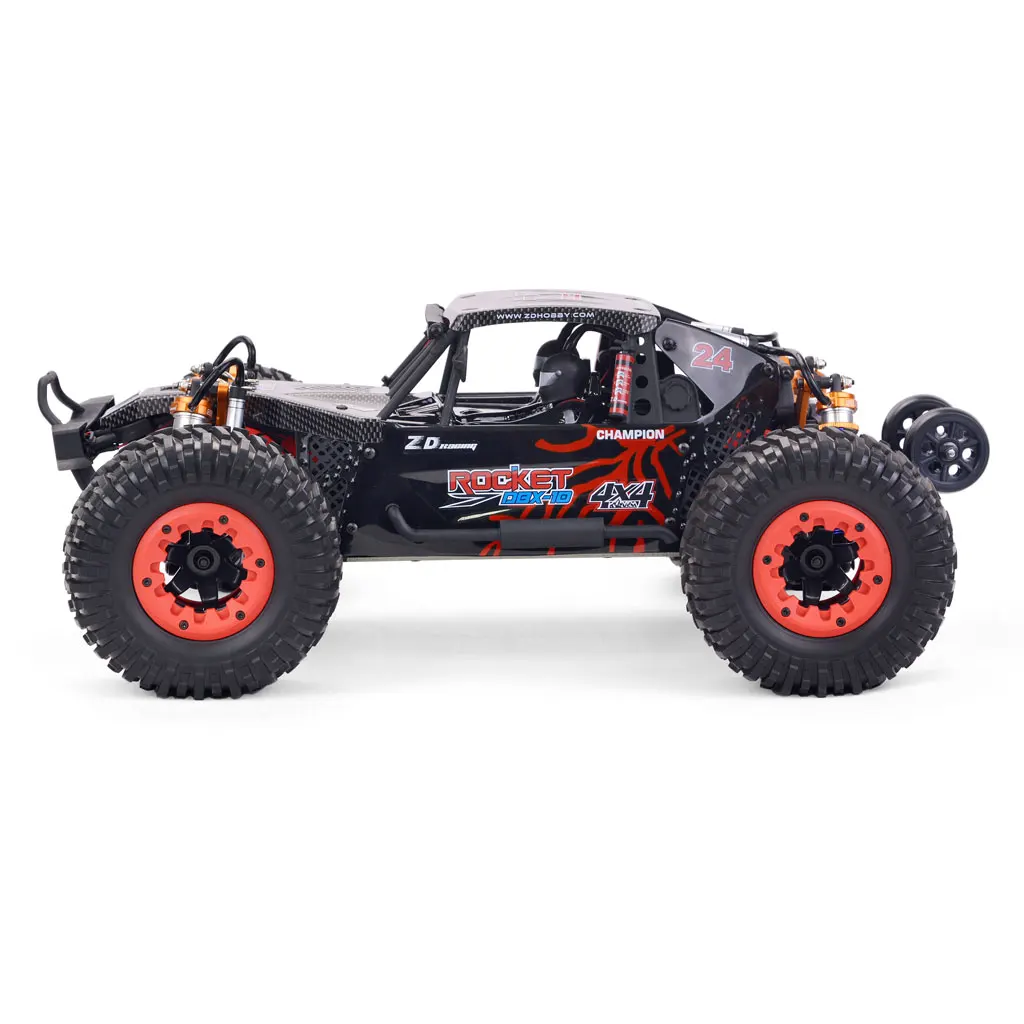 ZD гоночный 1/10 масштаб 4WD пустынный Багги RTR 80 км/ч 400 м 2 4 г бесщеточный высокоскоростной Радиоуправляемый гусеничный Электрический дрейфовый автомобиль