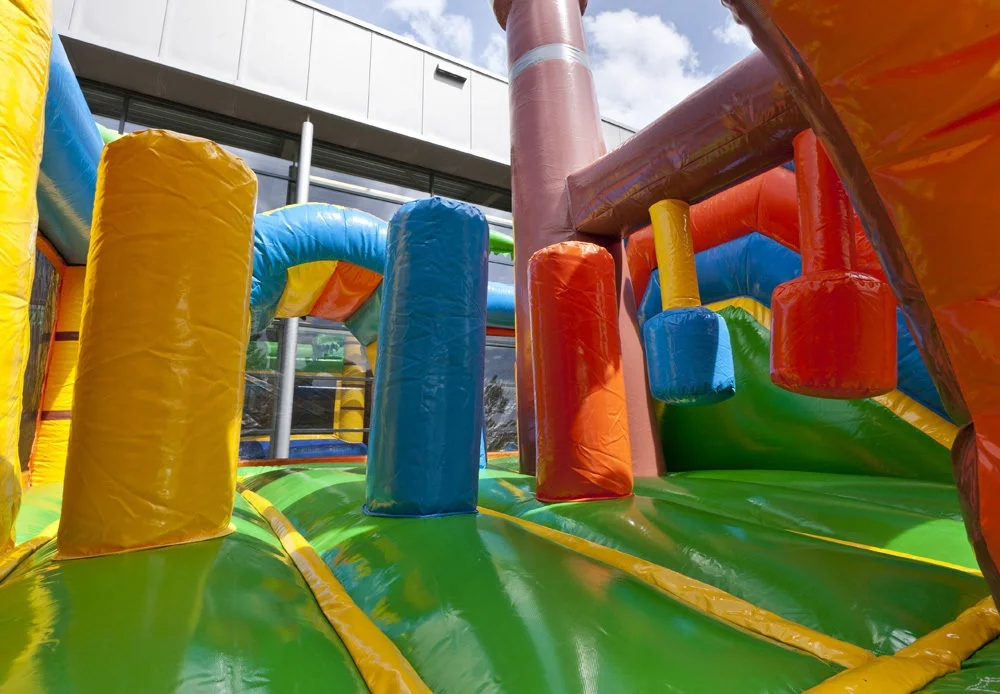 Commercial pirate ship bouncy castle combo Inflatable bounce house with slide inflatable castle combo for party event