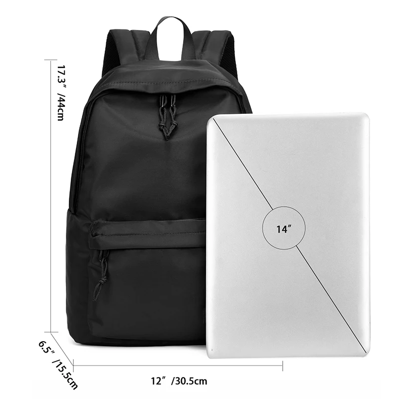 2023 High Quality Ultralight Male Soft Polyester Fashion School Laptop Waterproof Travel Shopping Bags Men Backpack