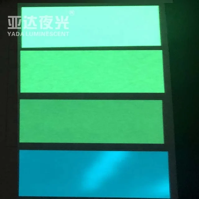 
24-72Hours Super high brightness Photoluminescent Film according to PSPA Class D Glow grade 