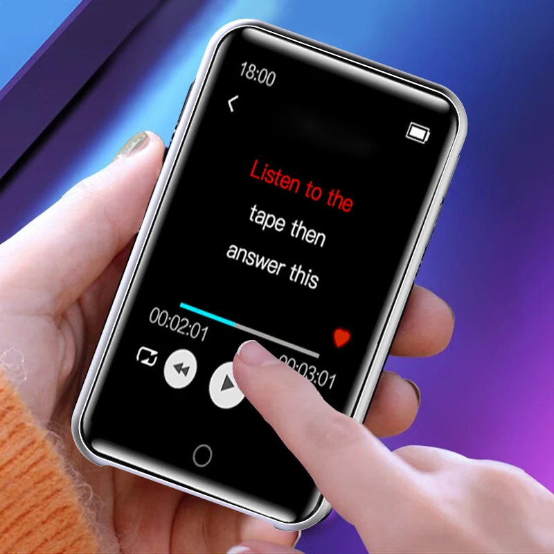 Touch Screen Mp3 music player Memory Extension 256G TF Card At Maximum mp3 mp4 mp5 mp6 mp7 eeeee