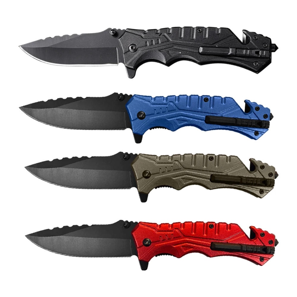 Hot Selling low price OEM  tactical knife 5 Inch  aluminum handle open assistant folding knife