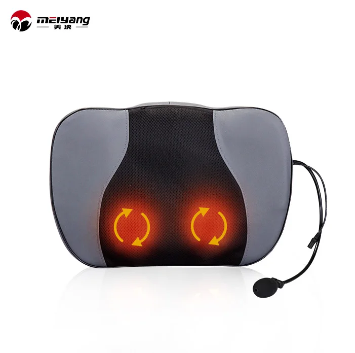 Fuan Meiyang high quality hot sale handheld massager shoulder shiatsu neck massager car home massage pillow with heating