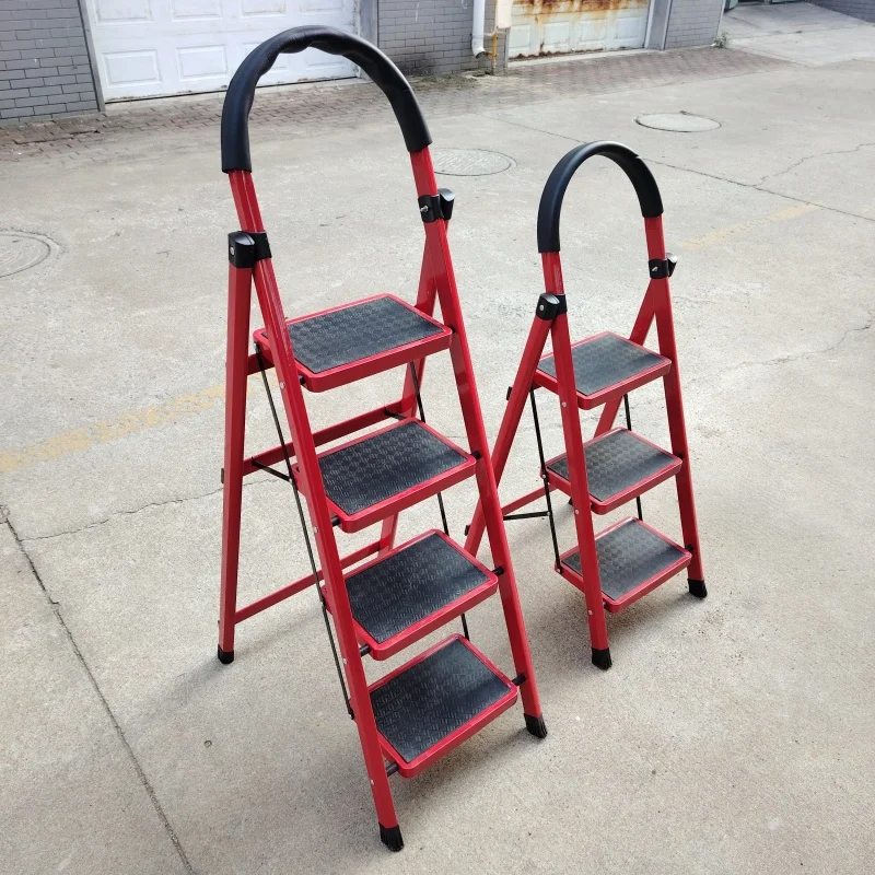 China Supplier Aluminum Stair Household Portable Metal Ladder 5-Step Ladder